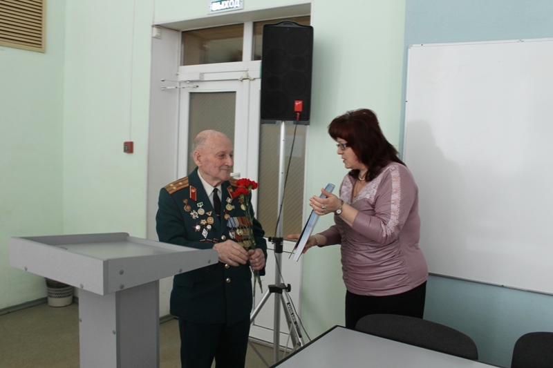 22 апреля 2015 года в рамках мероприятий посвященных 70-летию Победы состоялась встреча студентов Медицинского института с ветераном Великой Отечественной войны Шкробом Михаилом Юрьевичем